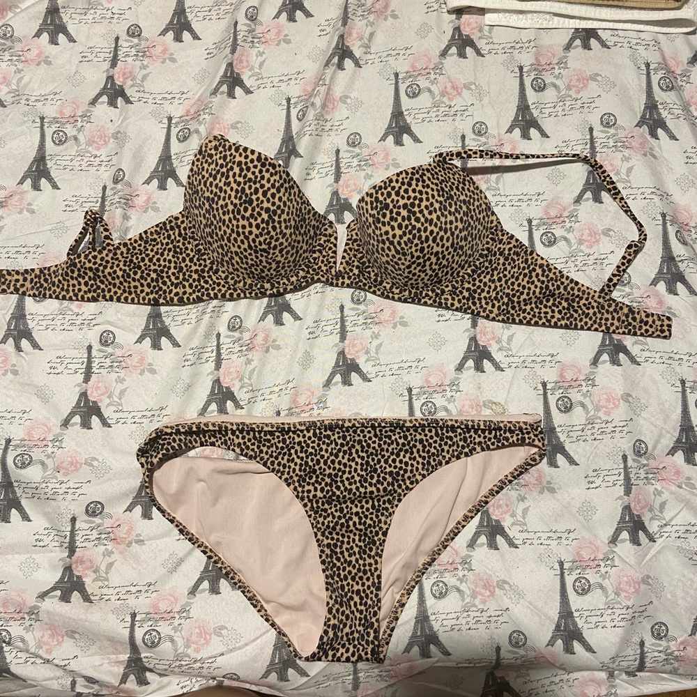 Shade and shore, target brand leopard bikini